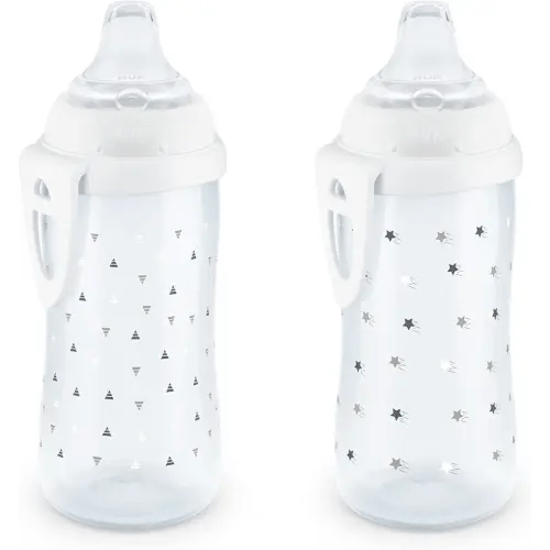 NUK Active Sippy Cup, 10 oz, 2 Pack, 12+ Months, Timeless Collection, Amazon Exclusive