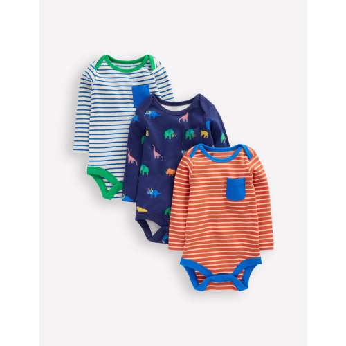 2-pack Ribbed Bodies-Multi Stripe