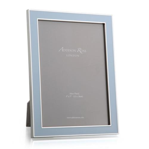 Bestseller - Silver Trim Powder Blue Enamel Photo Frame | Addison Ross