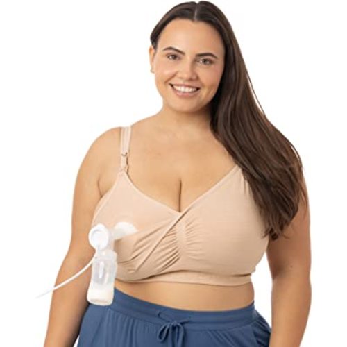Kindred Bravely Sublime Hands Free Pumping Bra | Patented All-in-One Pumping & Nursing Bra with EasyClip