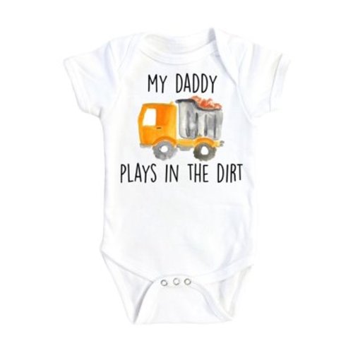 Construction Dump 2 - Baby Boy Girl Clothes Infant Bodysuit Funny Cute Newborn