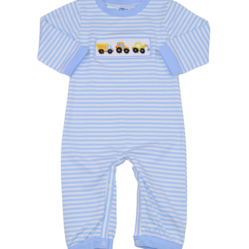 Hand Smocked Construction Romper