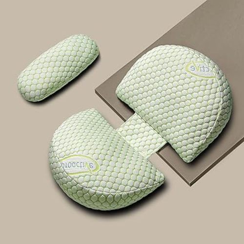 Pregnancy Pillows for Sleeping, Wedge Maternity Pregnancy Body Pillow Support for Back, Legs, Belly of Pregnant Women, Detachable and Adjustable with Pillow Cover (Green)