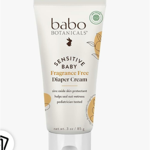 Babo Botanicals Sensitive Baby Fragrance-Free Diaper Cream