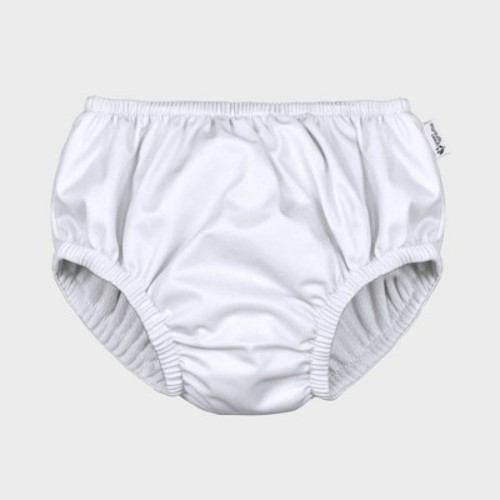 White Reusable Swim Diaper Size 6M