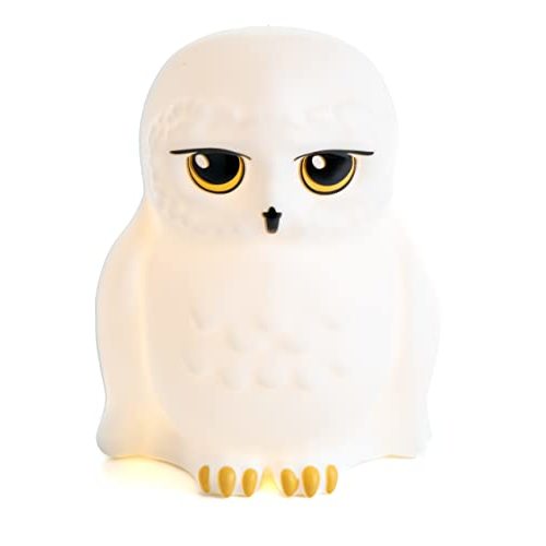 Paladone Harry Potter Hedwig Night Light - Officially Licensed Harry Potter Decor Gift, Bedroom Portable Mood Light for Kids, Battery Powered, Black
