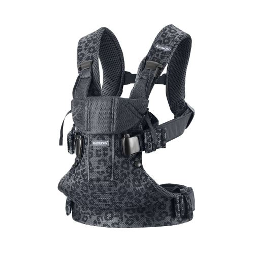 BabyBjörn Baby Carrier One Air, 3D Mesh, Anthracite/Leopard