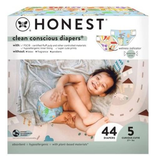 The Honest Company Clean Conscious Disposable Diapers - Be Hoppy & Pickle Up