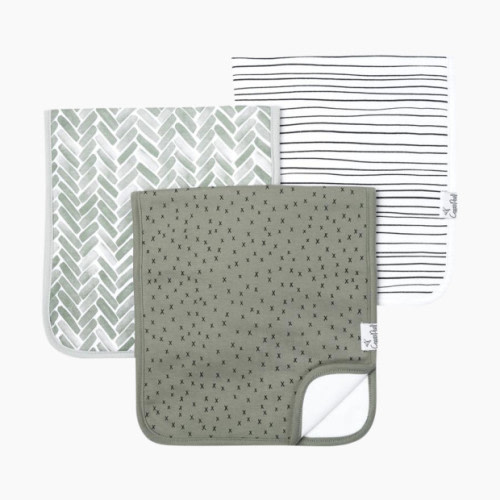 Copper Pearl Printed Burp Cloth Set - Alta