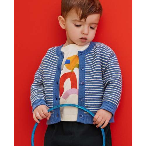 Baby Striped Cardigan Sweater | Hanna Andersson