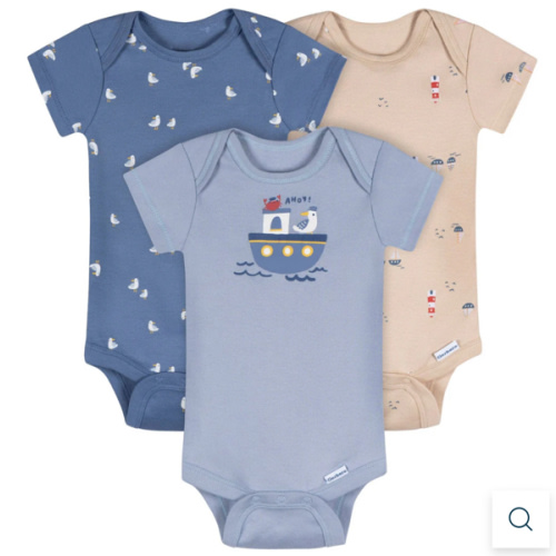 3-Pack Baby Boys Little Lighthouse Short Sleeve Onesies® Bodysuits – Gerber Childrenswear