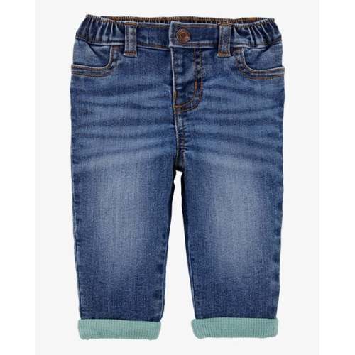 Baby Thermal Lined Jean Pants - Blue - OshKosh | Carter's