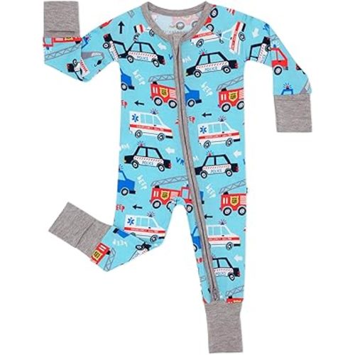 Little Sleepies Pajamas for Baby Boys & Girls, Viscose from Bamboo Baby Pajamas, Snug Baby Sleeper, Toddler PJs, 2-Way Zipper