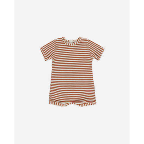 Shorty One-Piece || Poppy Stripe