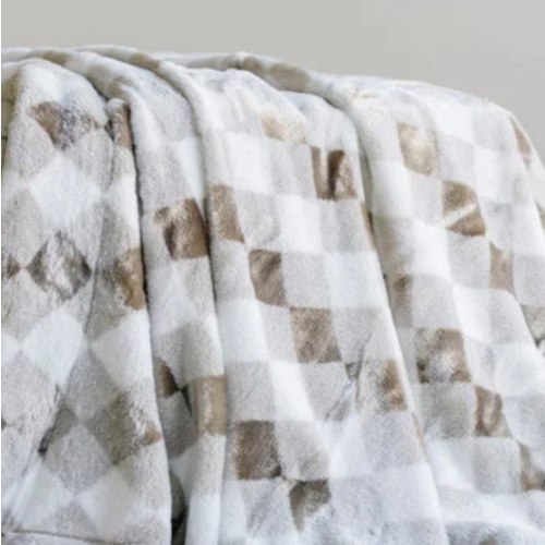 Argyle Plush Blanket | Minky Couture