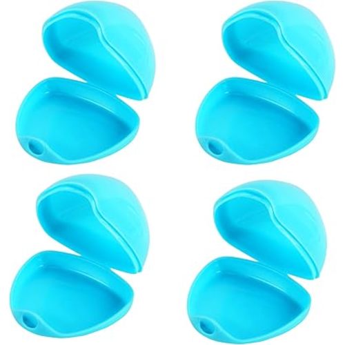 Accmor Pacifier Case, Pacifier Holder Case, Pacifier Container for Travel, BPA Free, Blue, 4 Pack