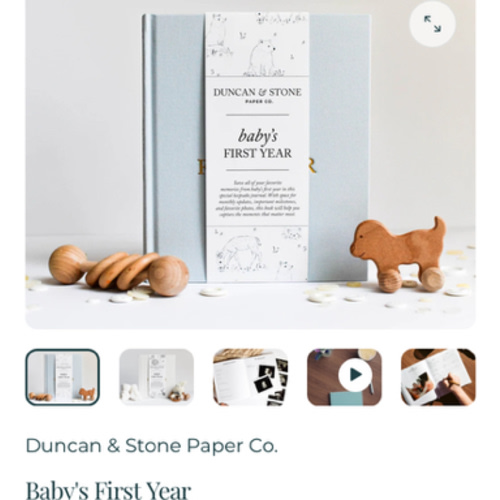 Baby's First Year Memory Book