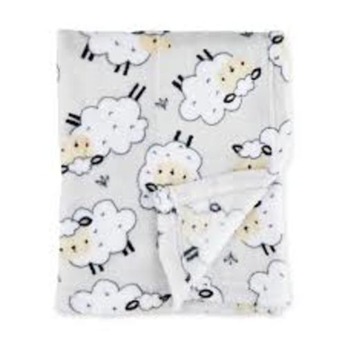 Parents choice sheep fuzzy blanket