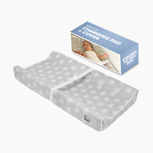 Jool Baby Contoured Changing Pad with Cover - Cloud/Gray