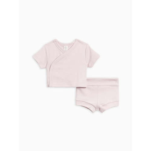 Kimono Wrap Top and Shorts Set