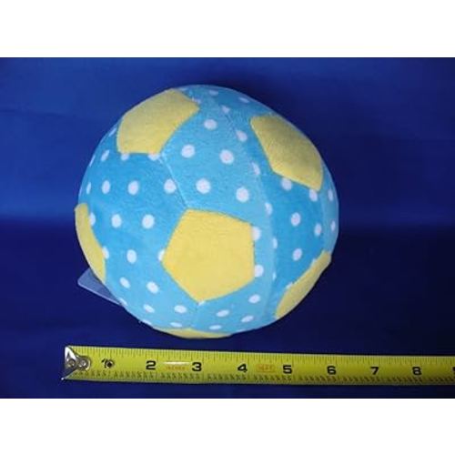 My First Plush Soccer Ball with Rattle - Blue