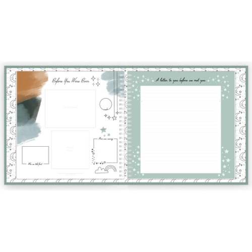 Celestial Skies Luxury Memory Baby Book - Lucy Darling | Maisonette