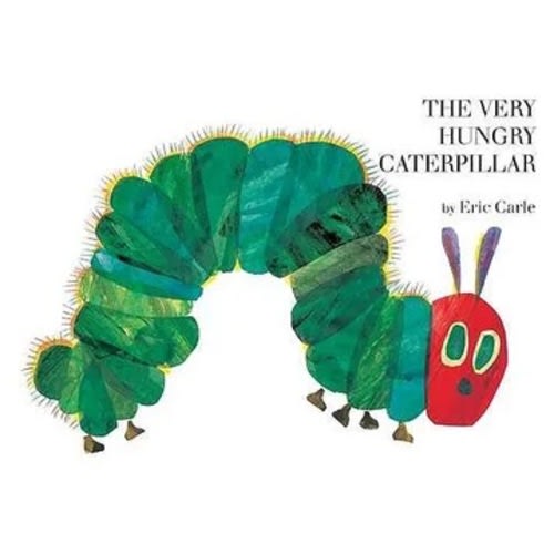 Libro "The very hungry caterpillar" de Eric Carle (en inglés)