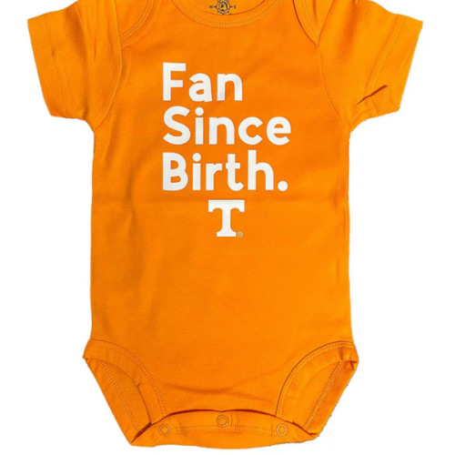 University of Tennessee Fan Since Birth Bodysuit – Bliss