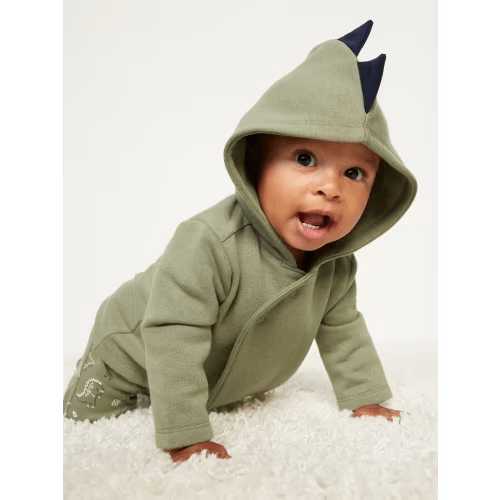 Unisex 3-Piece Dino-Print Layette Set for Baby