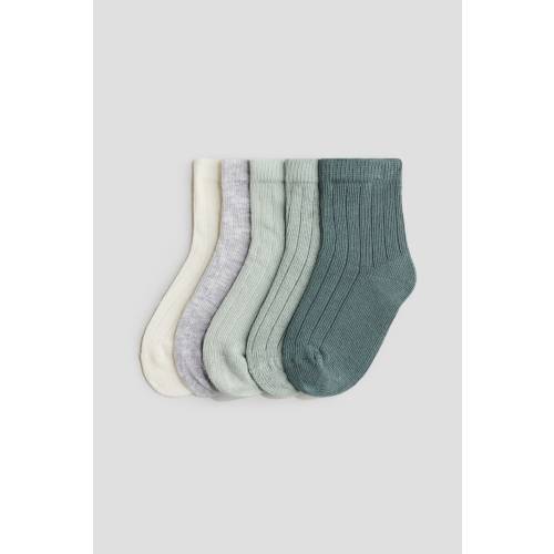 5-PACK KNIT SOCKS
