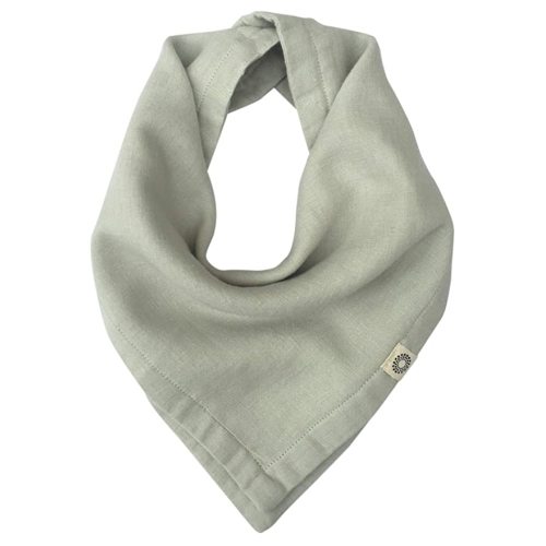 Kishu Baby Indi - Premium GOTS Certified Organic Bandana Scarf Bib, Dual Layer, 4-Way Reversible Muslin Baby Bandana Bibs for Boys or Girls