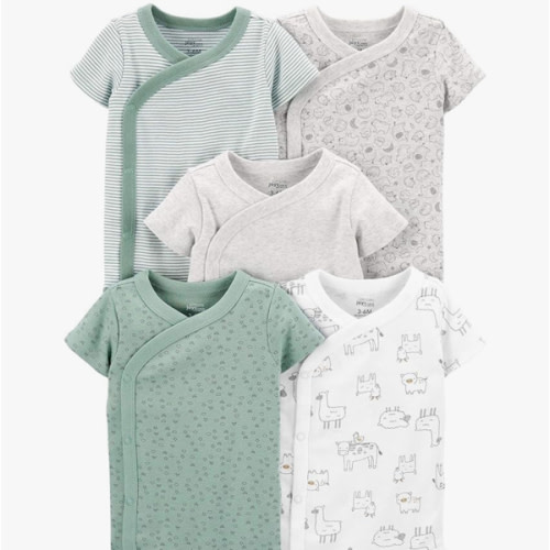 Simple Joys by Carter's unisex-baby 5-pack Side Snap Short-sleeve Bodysuit