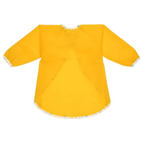 MÅLA Apron with long sleeves - yellow