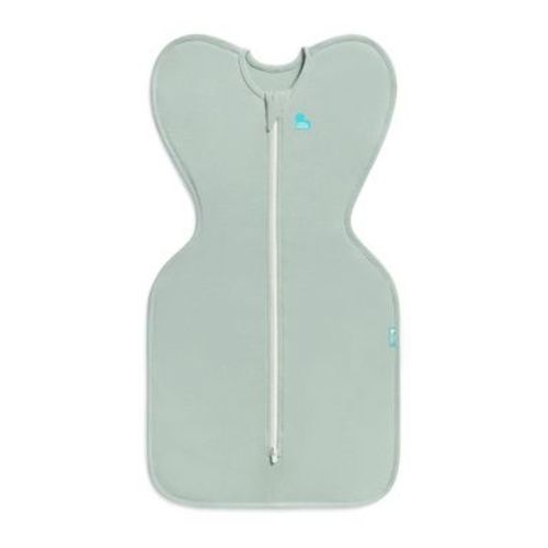 Love to Dream Swaddle Up Lite Sleep Sack- Cotton 0.2 TOG - Olive - NB: Sleeveless, Two-Way Zipper, Easy Fit