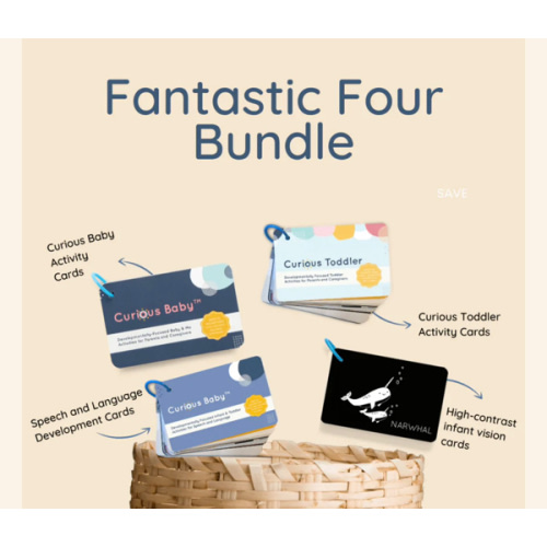 Infant Learning Cards - Curious Baby™ Activity Cards – Curious Baby Cards