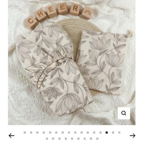 Four Seasons Best-Selling Cotton Crepe Baby Crib Sheet in Universal Size