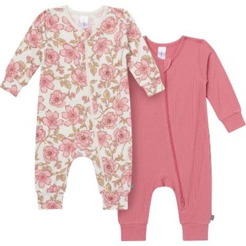 Modern Moments™ by Gerber Baby Girls' 2-Pack Footless Pajamas, Multi Flower, 3-6 Months