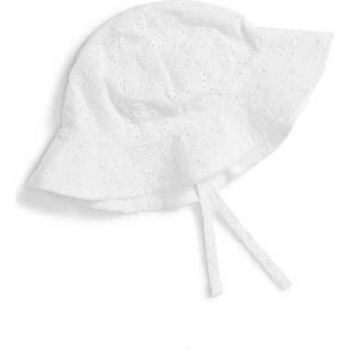 Baby Eyelet Sun Hat, 0-3M