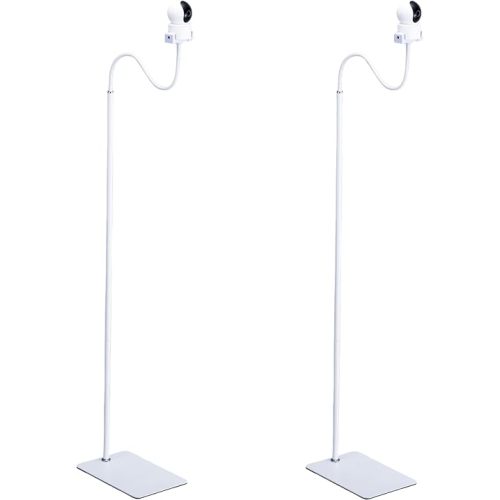 2Pack White Floor Holder Stand Mount for Cameras