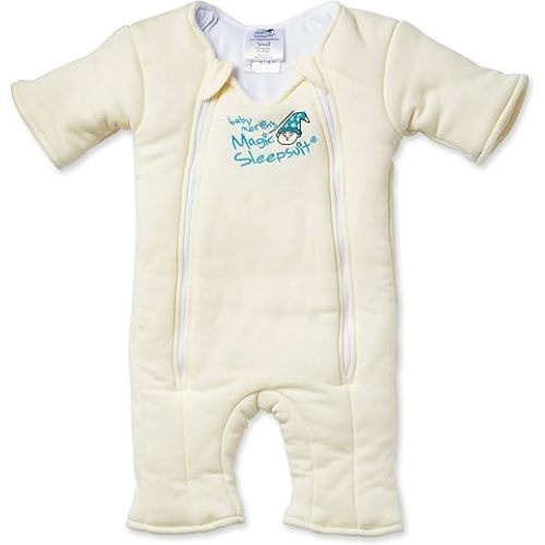 Magic Sleepsuit Baby Merlin's Swaddle Transition Product - Cotton - Cream colour - for 3-6 Months baby
