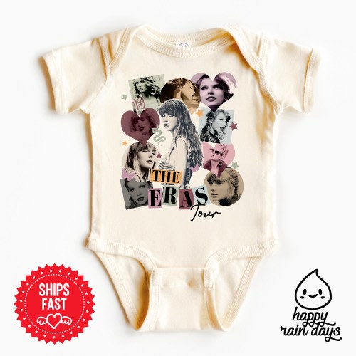 Infant Taylor eras tour onesie, baby Taylor merch sold by Empirical | SKU 90494715 | Printerval