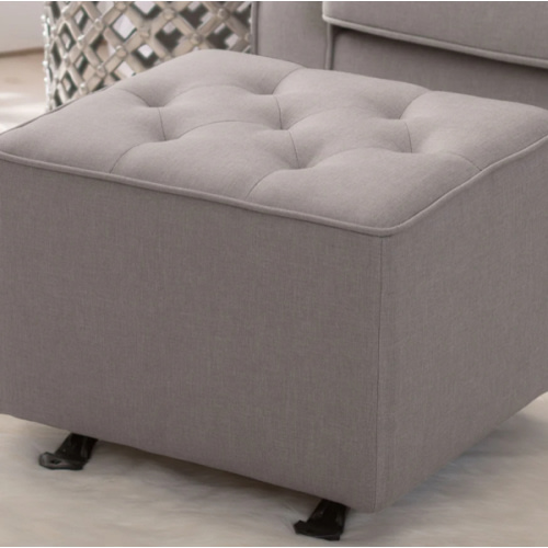 Emma Diamond Tufted Nursery Gliding Ottoman