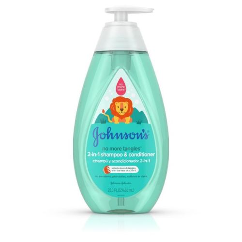 Johnson's No More Tangles Kids' & Toddlers 2-in-1 Detangling Hair Shampoo & Conditioner - 20.3 fl oz