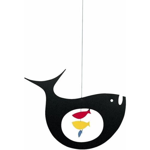 Expecting Fish Hanging Mobile - 10 Inches - Handmade in Denmark by Flensted