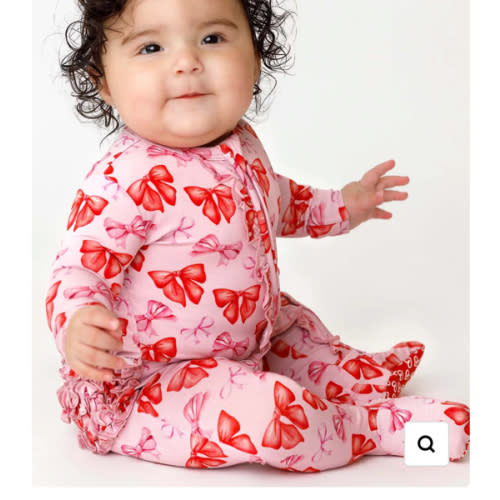 Catalina Ruffled Zippered Footie