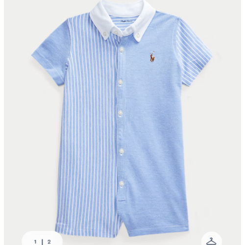 Knit Cotton Oxford Fun Shortall | Ralph Lauren