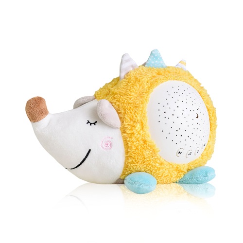 Tregren Baby Sleep Soother Plush Toy Starry Sky Projector Night Light Infant Cartoon Animal Stuffed Toys Soothing Sound Machine