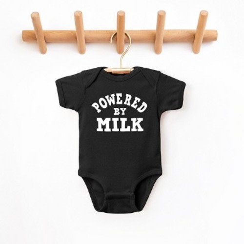 The Juniper Shop Powered By Milk Baby Bodysuit - 6 Month - Black