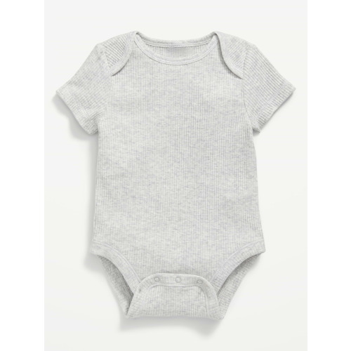 Short-Sleeve Henley Ribbed Bodysuit for Baby