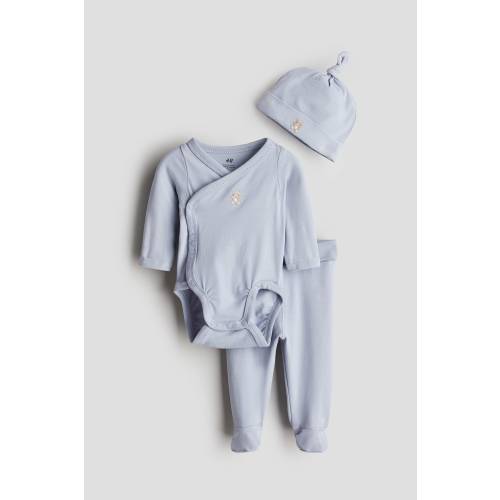 3-PIECE COTTON JERSEY SET